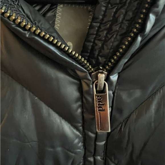 Add Down Black Puffer Jacket with Diamond Quilting - Picture 2 of 14